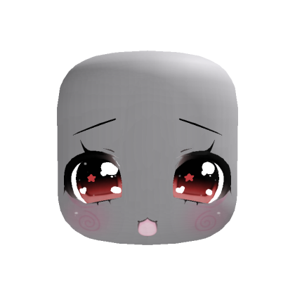 animated red glowy starry kawaii face thumbnail