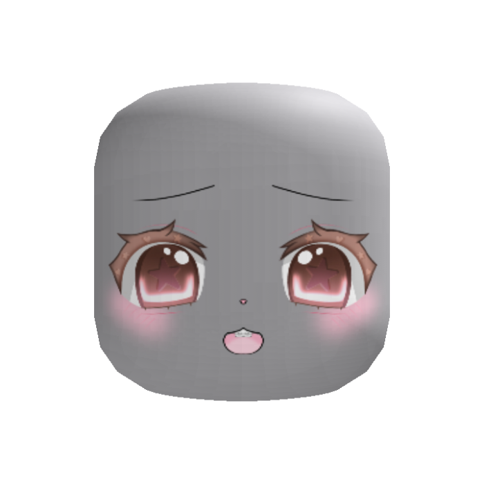 (・∀・) Dreamy Doll Face pouty expression - brown
