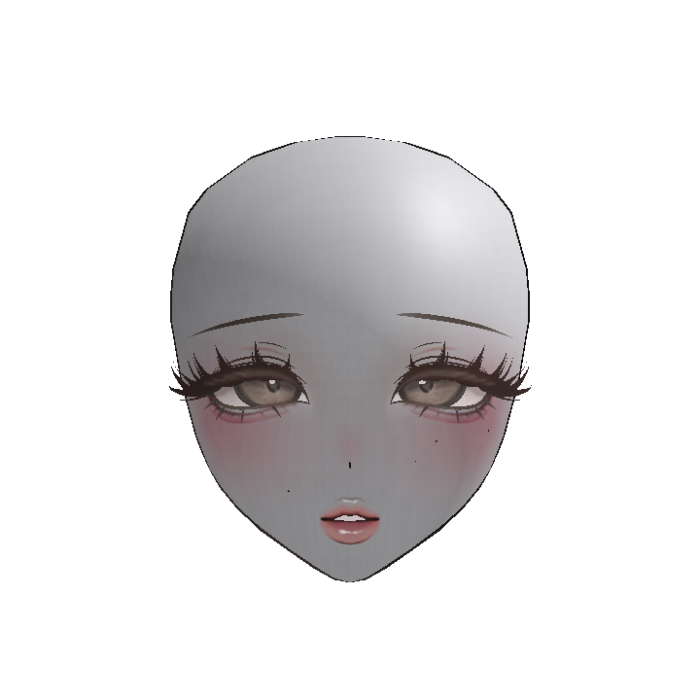 Elegant Pretty Anime Girl Face