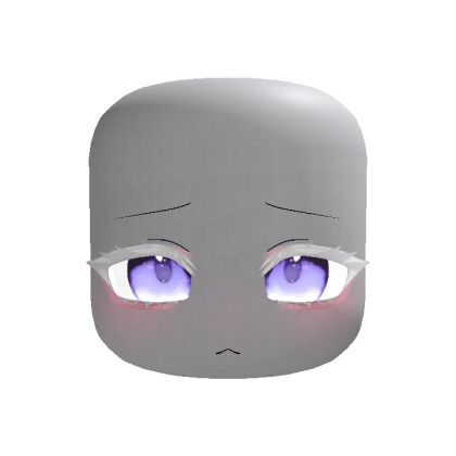 (Animated) Red Anime Moe Shy Eyes Albino Purple