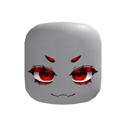 Angry Red Glow Face