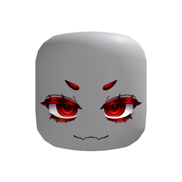 Angry Red Glow Face