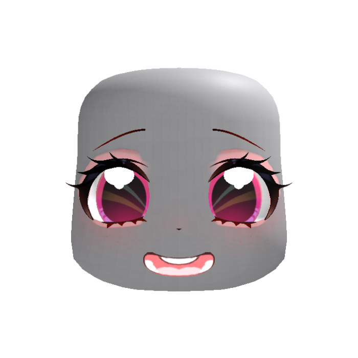 Happy Kawaii Tweencore Face in Pink
