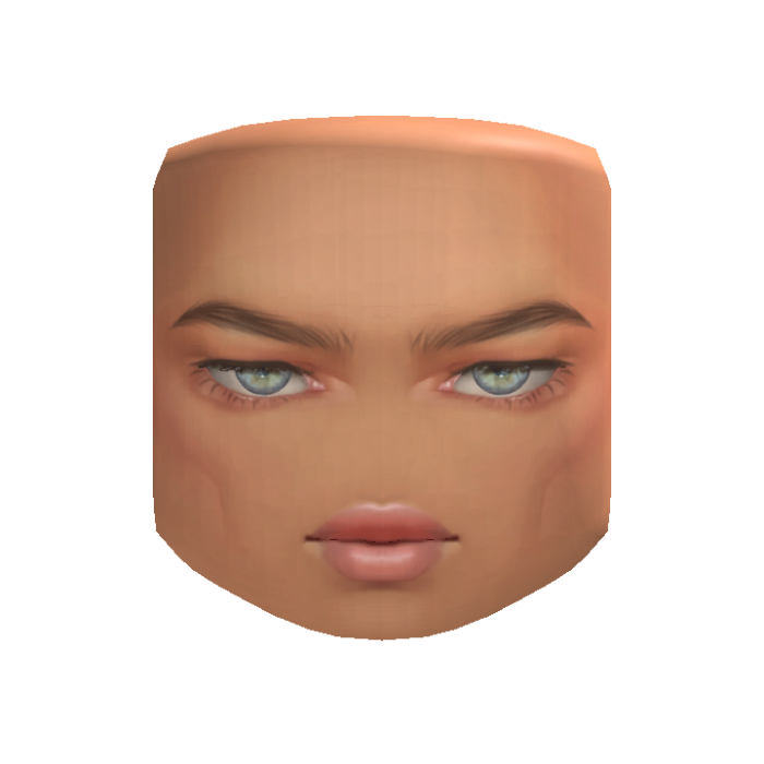 Male Model Animated Makeup Face