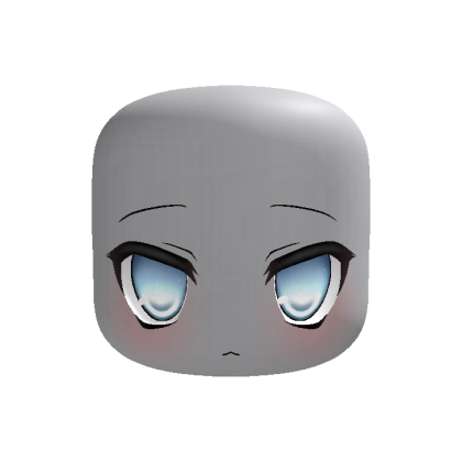 ♡ ꒰ animated blue surprised moe face ꒱ ♡
