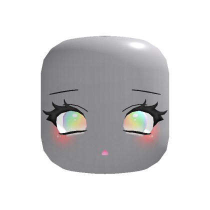 Animated Rainbow Kawaii Doll Sweet Moe Puppy Face