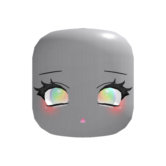 Animated Rainbow Kawaii Doll Sweet Moe Puppy Face