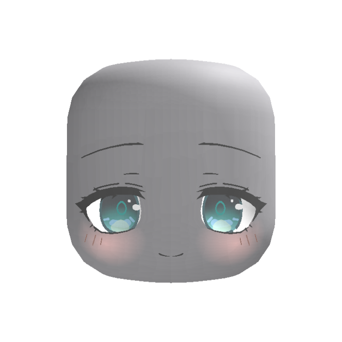 Soft blue eyes head