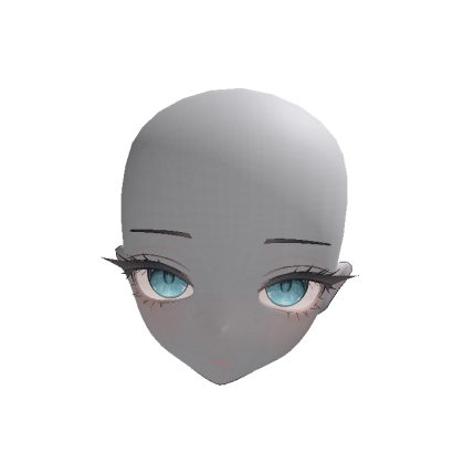 Anime Doll Head Sided (Blue)