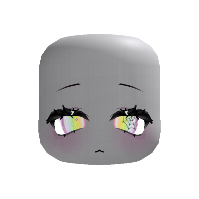 (animated) cute halloween spooky moe eyes rainbow
