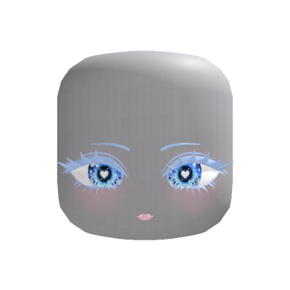 Animated Blue Heart Eyes
