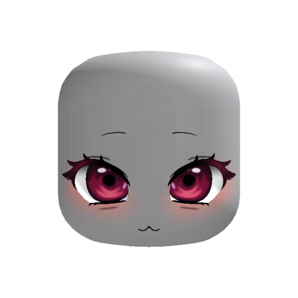Anime Big Shy Eyes Pink