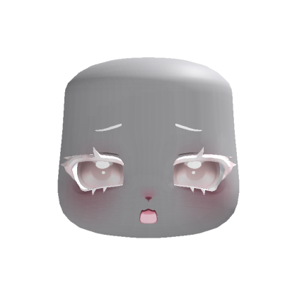 (animated) pink albino worried jelly soft face