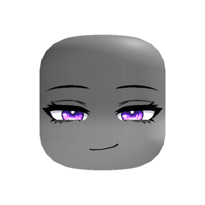 [ANIMATED] Smug Anime Girl Purple Eyes Shadowed