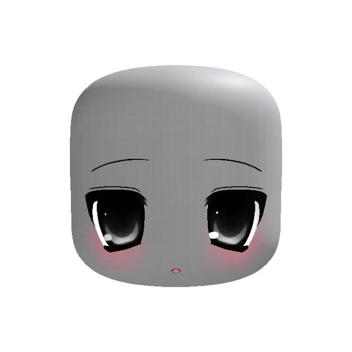 ♡ ꒰ animated black surprised 2000's moe face ꒱ ♡