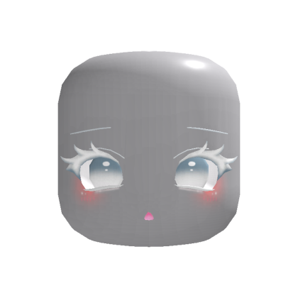 (Animated) White Kawaii Doll Sweet Moe Puppy Face