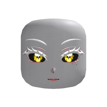 Albino Kawaii Bat Lash Demon Face Yellow