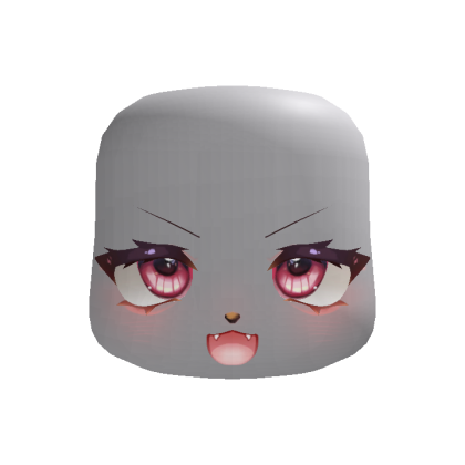 (ANIMATED) Cute Wolf eyes Kigurumi in Red