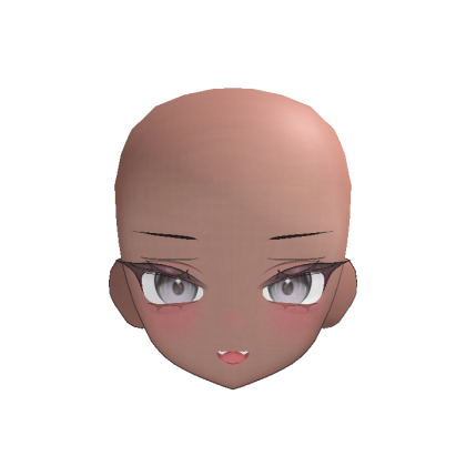 Anime Doll Head Sly Recolorble (Deep)