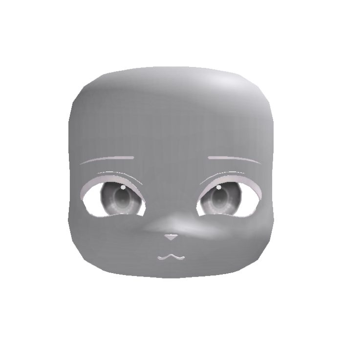 Albino Black Cute Masc Kigurumi Furry Face