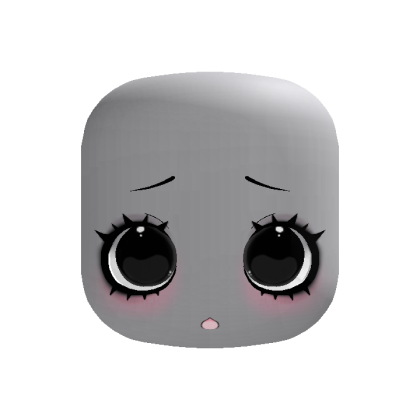 ♡ : creepy cute black lifeless doll eyes face