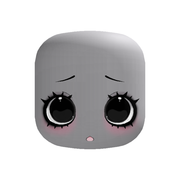 ♡ : creepy cute black lifeless doll eyes face