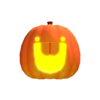 Silly Glowing Pumpkin Head