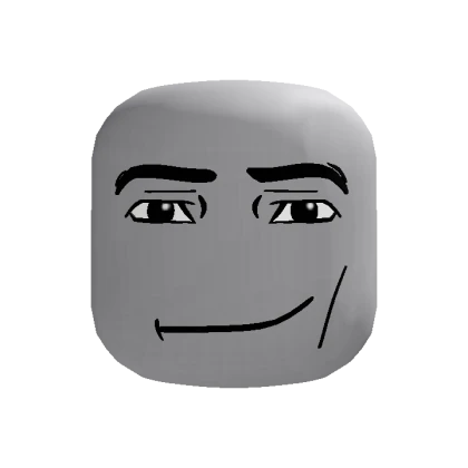 Man Face - item Roblox gratis dari katalog resmi