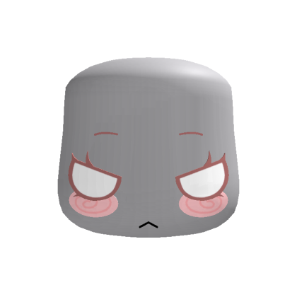 brown angry mii chibi blush
