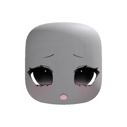 kawaii doll puppy eyes face