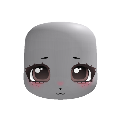 brown puppy cute kawaii kigurumi doll eyes head
