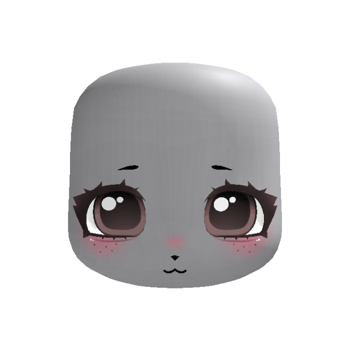 brown puppy cute kawaii kigurumi doll eyes head