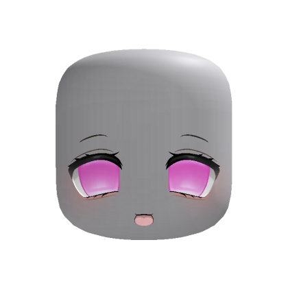 (animated) chibi happy moe anime face pink