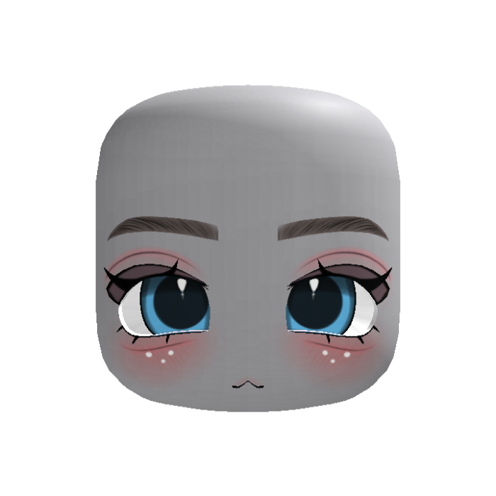 ♡ Adorable fawn chibi face ♡ (blue eyes)