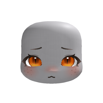 orange cutecore scared chibi puppy face thumbnail