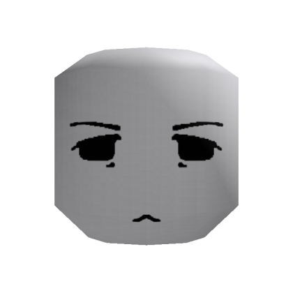 low poly pixel face