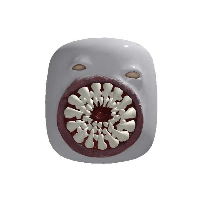Demonic Creature Horror Head Evolution 5
