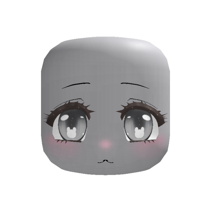 bunny shiny cute face (animated)