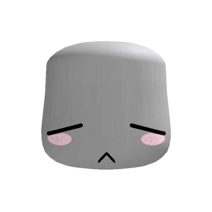 Squint tired bunny Pout blush