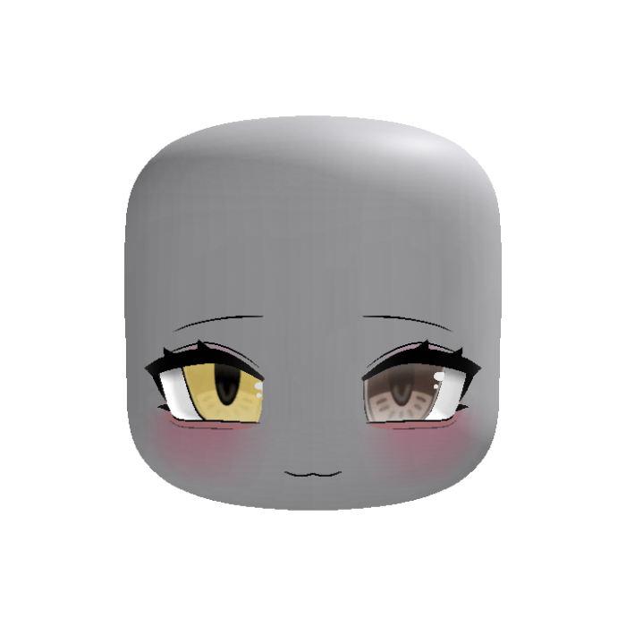(animated) kawaii chibi smug moe face yellow brown