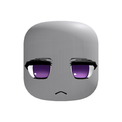 (Animated) purple neutral cute moe vkei face