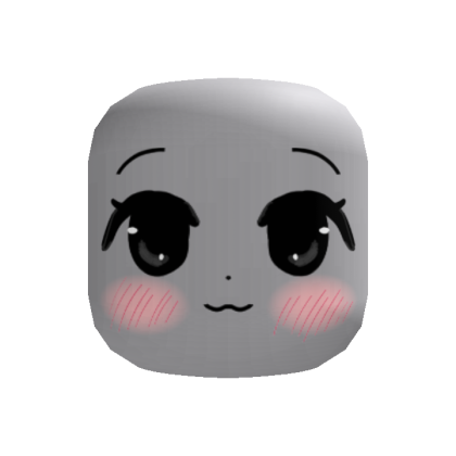cute kawaii blush face thumbnail