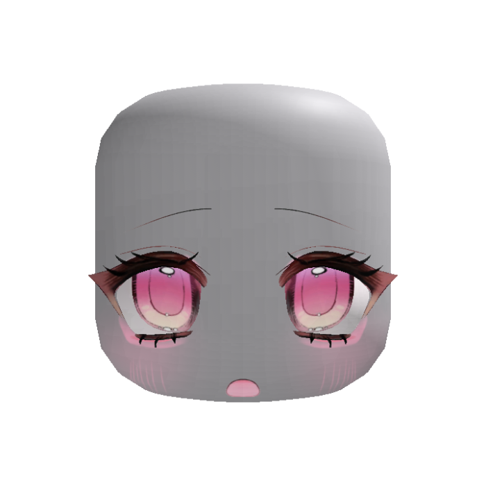 Moe Face Dolly Relaxed Face in Pastel Pink