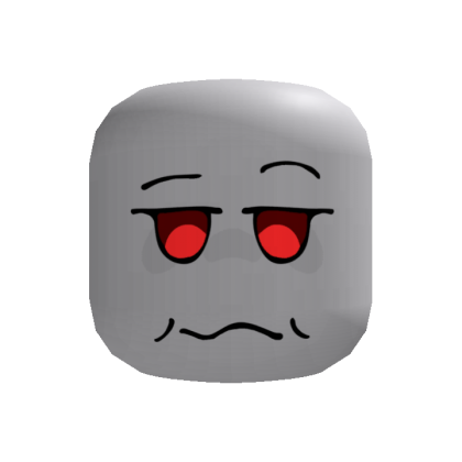 Strange Red Eyes Face