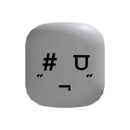 injured unamused kaomoji (˶# ¬ ⩌˶)