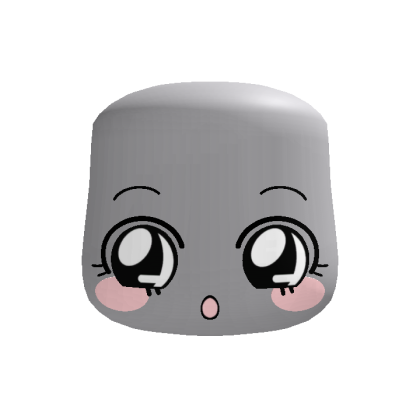 ♡ chibi black igari silly wii mii excited head