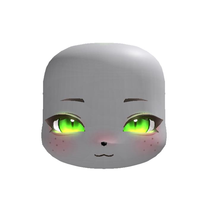 (GLOWING) kigurumi sweet puppy green face