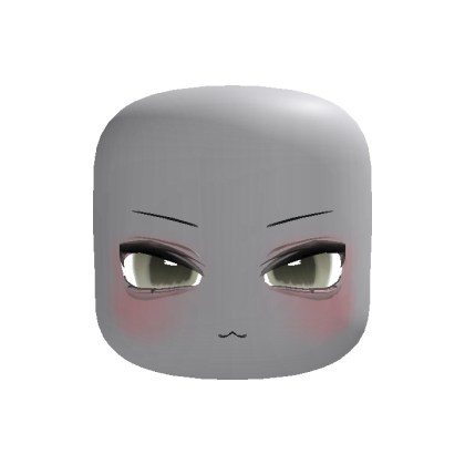 Kawaii Green Eyes Cat Head (Animated)
