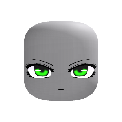green intimidating girl face [animated] thumbnail