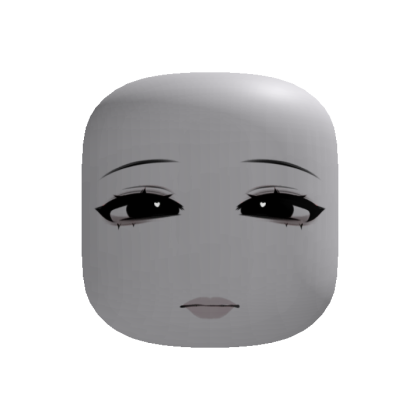 Soft Emotionless Girl Face